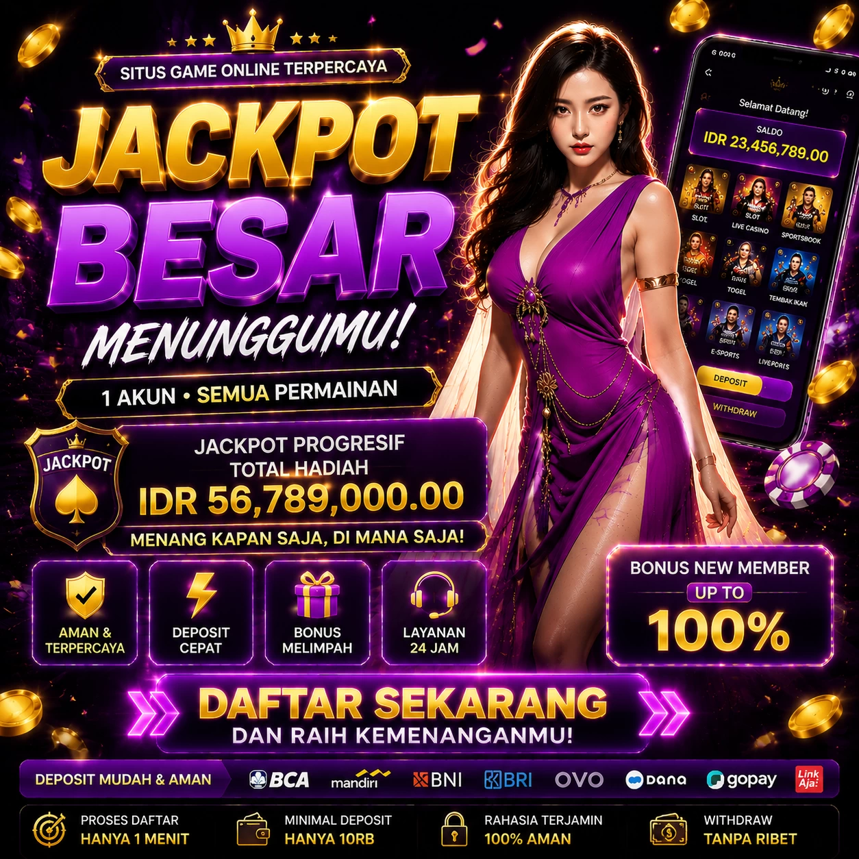 Interface aplikasi setelah instalasi berhasil